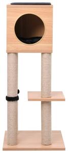 Ansamblu pentru pisici, covoraș din funie de sisal, 90 cm