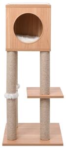 Ansamblu pentru pisici, covoraș din funie de sisal, 90 cm