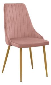 Scaun Azori, Pako World, Catifea, Natural, 49x55x85 cm