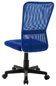 Scaun de birou, albastru, 44x52x100 cm, plasă textilă