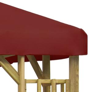 Pavilion, roșu bordo, 3 x 3 m (310032 + 46620)