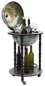 Bar tip glob pământesc suport sticle de vin, albastru, eucalipt