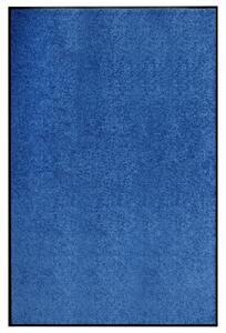 Covoraș de ușă lavabil, albastru, 120 x 180 cm