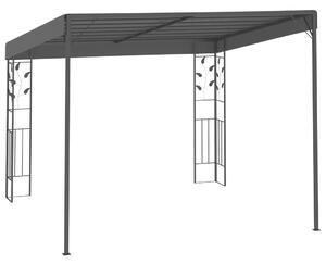 Pavilion de perete, antracit, 3 x 3 x 2,5 m