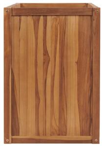 Strat înălțat, 100 x 50 x 70 cm, lemn masiv de tec