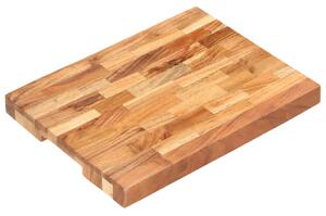 Placă de tocat, 40x30x4 cm, lemn masiv de acacia