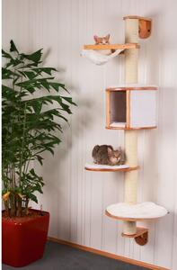 Kerbl Ansamblu pentru pisici Dolomit de perete, alb, 168 cm, 81500 81500