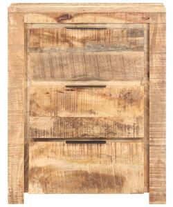 Servantă, 59 x 33 x 75 cm, lemn de mango nefinisat