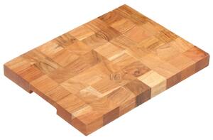 Placă de tocat, 40 x 30 x 3,8 cm, lemn masiv de acacia