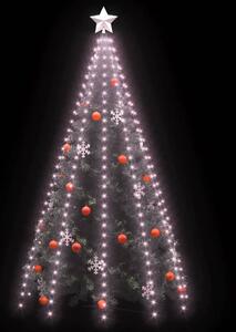 Instalație lumini brad de Crăciun cu 300 LED-uri, 300 cm