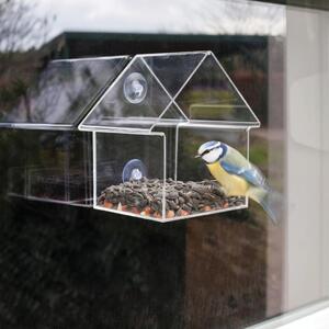 Esschert Design Hrănitor de păsări din acril, 15 x 10 x 15,3 cm, FB370 FB370