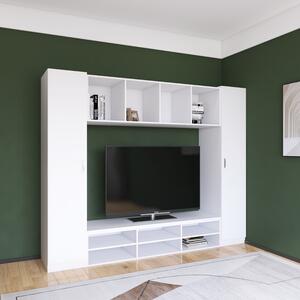 Living Eva L210 x A50 x H200 cm, Culoare Alb, Pal 18mm, Cant ABS