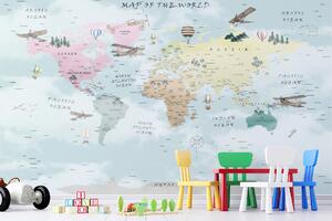 World Map Colorful