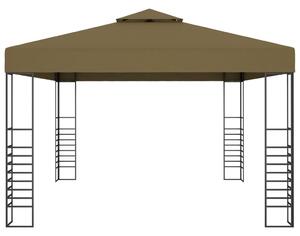 Pavilion de grădină, gri taupe, 3 x 4 m, 180 g/m²