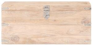 Cufăr, 90 x 40 x 40 cm, lemn masiv de acacia