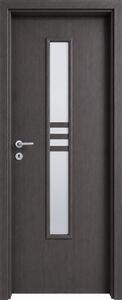 Usa HDF cu toc reglabil din MDF PAL - Colectia LUIS 4.2 - Culoare Gri Antracit
