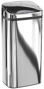 HOMCOM Cos de gunoi cu senzor 50L inox elegant | Aosom Romania