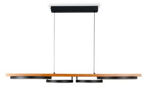 BRILAGI - Lustră LED pe cablu PLANK LED/35W/230V 4000K 30x100 cm lemn