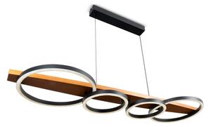 BRILAGI - Lustră LED pe cablu PLANK LED/35W/230V 4000K 30x100 cm lemn