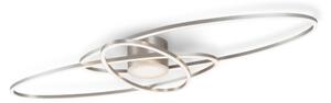 BRILAGI - plafonieră LED dimabilă APOLLO LED/58W/230V 43,2x101,2 cm crom + telecomandă