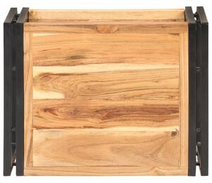 Masă laterală, 40 x 30 x 40 cm, lemn masiv de acacia