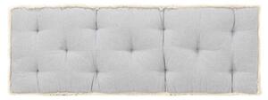 Pernă pentru canapea din paleți, gri, 120 x 40 x 7 cm