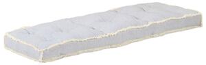 Pernă pentru canapea din paleți, gri, 120 x 40 x 7 cm