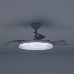 Philips Ventilator de tavan cu LED Solr, alb, curent continuu, silențios, CCT, reglabil, Alb, Camera de zi / sufragerie, Metal, Modern