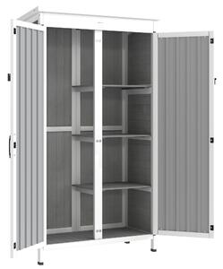 Outsunny Dulap de Exterior pentru Unelte cu 3 Rafturi Detasabile | Aosom Romania