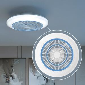Philips Ventilator de tavan cu LED Amigo, alb, 48 cm, CCT, RGB, reglabil, Alb, Camera de zi / sufragerie, Plastic, Modern