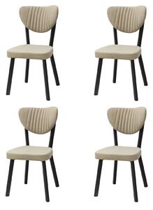 Set 4 Scaune Elite Capuccino