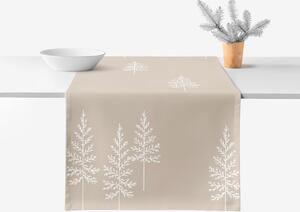 Goldea napron de masă 100% bumbac solid - brazi nordici 20x120 cm