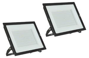 PRIOS Prios LED spot exterior Maikel, 200 W, metal, set de 2 bucăți, Negru, Aluminiu, Modern
