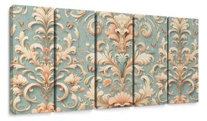 Tablou 5-piese ornamente vintage
