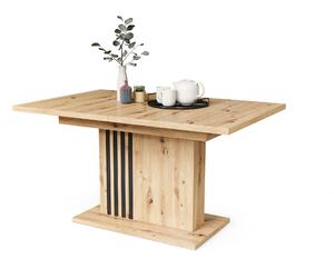 Mazzoni LEONEL Stejar Artisan - MASĂ PLIABILĂ MODERNĂ PÂNĂ LA 180 cm!