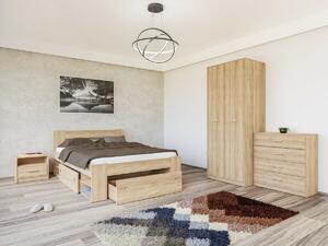 Set dormitor Novsore 147, Stejar Sonoma, PAL laminat