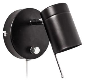 Lampă de perete By Rydéns, Correct, reglabil, Negru, Camera de zi, Metal, Modern