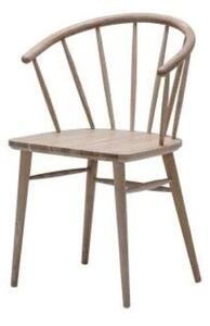 Scaun dining, natur, din lemn de stejar, Celeste