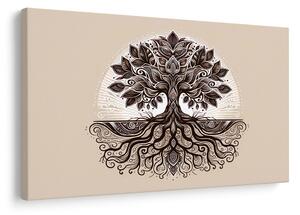 Tablou arborele vieții elegant cu rădăcini