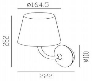 Gardino LX1791 - Lampă LED de perete exterior VIOLA LED/7W/230V IP65