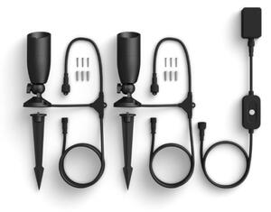 WiZ - Set 2x LED RGBW spot exterior dimabil 10W 230V IP65 Wi-Fi