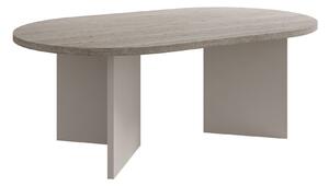 Măsuță de cafea Comfivo Fungus, Deschis Travertine, Bej, PAL laminat, 42x65x110cm, 15.5 kg