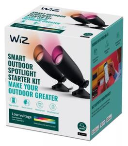 WiZ - Set 2x LED RGBW spot exterior dimabil 10W 230V IP65 Wi-Fi