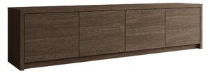 Comodă TV Lectio, Stejar închis, PAL laminat, 51x198x40cm, 47.5 kg