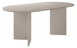 Masă Comfivo Fungus, Deschis Travertine, Bej, 75x90x185cm, 37.5 kg