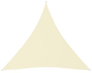 Pânză parasolar, crem, 3x3x3 m, țesătură oxford, triunghiular