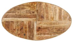 Masă de bucătărie, 160x90x75 cm, lemn de mango nefinisat