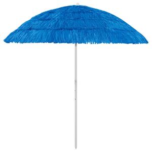 Umbrelă de plajă Hawaii, albastru, 240 cm