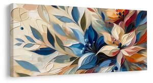 Tablou compoziție florală abstractă