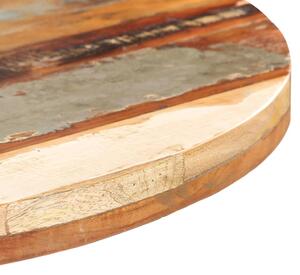 Masă de bistro, Ø70x75 cm, lemn masiv reciclat, rotundă